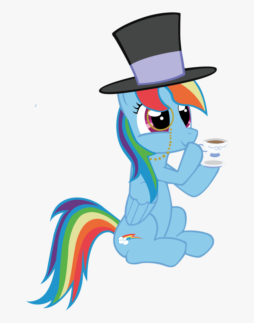 Rainbow Dash Fancy, HD Png Download