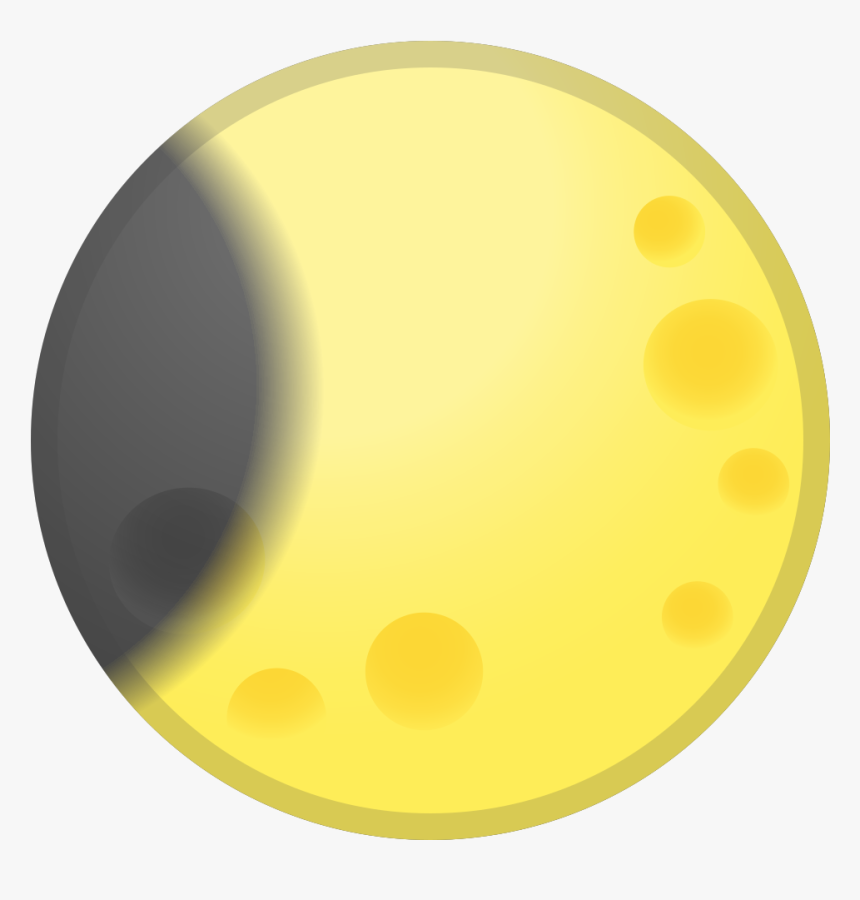 Waning Crescent Moon Icon - Circle, HD Png Download