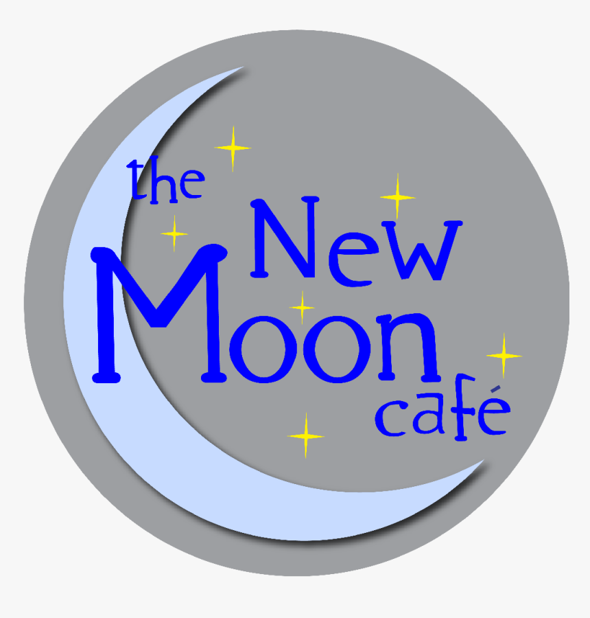 Blue Moon Logo Png - New Moon Cafe, Transparent Png