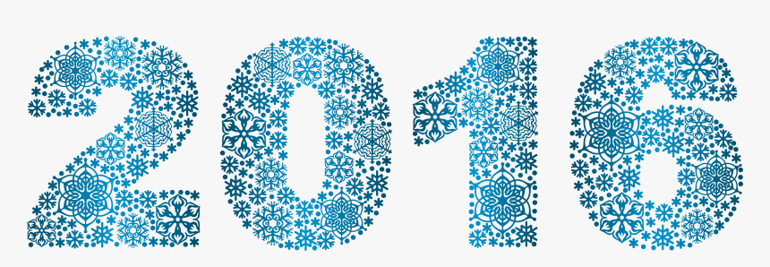 Snowflakes Style Png - 2019 Blue Clip Art, Transparent Png