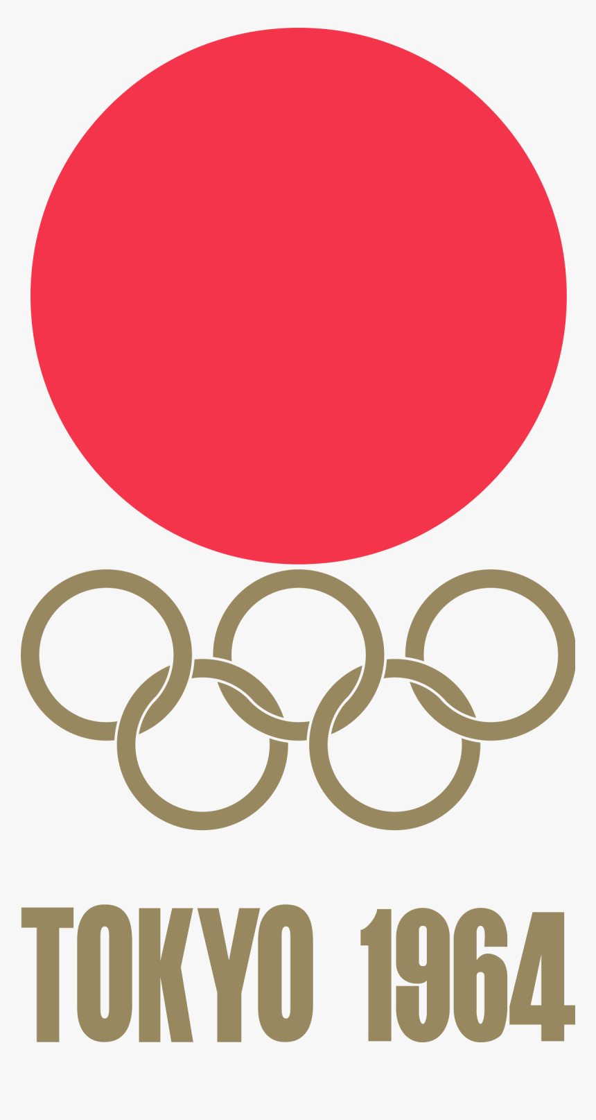 Torch Clipart Olympics Rio - 1964 Tokyo Olympics Logo, HD Png Download