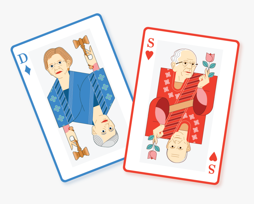 Bernie Sanders Elizabeth Warren Differences, HD Png Download