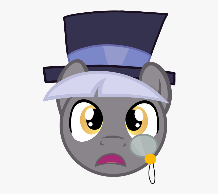 Thecoltalition, Caesar, Hat, Monocle And Top Hat, Safe, - Cartoon, HD Png Download