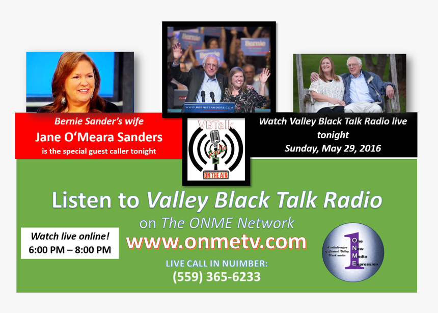 Jane Sanders, Wife Of Bernie Sanders To Speak On Valley - Flyer, HD Png Download