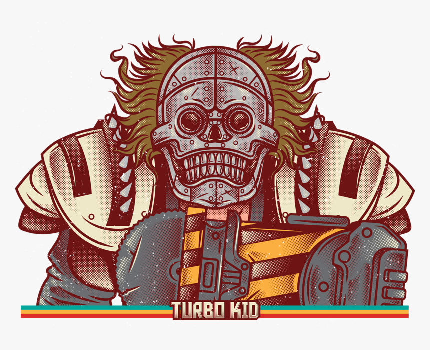 Turbo Kid Skeletron Art, HD Png Download