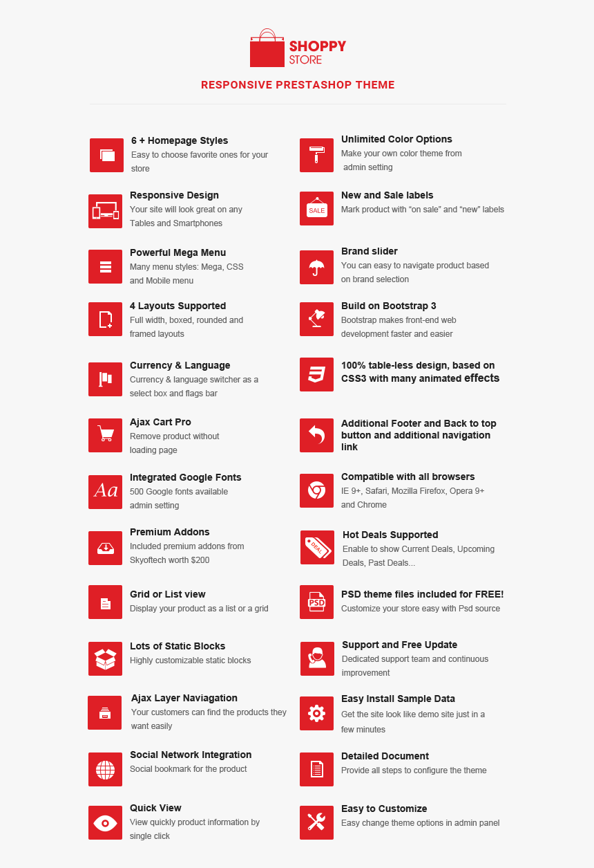 Responsive Prestashop Theme - Simple List Wordpress Theme, HD Png Download