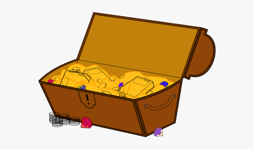 Free Chest Download Clip - Royalty Free Treasure Box, HD Png Download