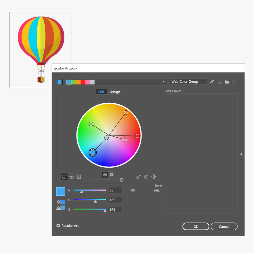 Editing Colors By Moving Color Markers On The Smooth - Color Illustrator, HD Png Download