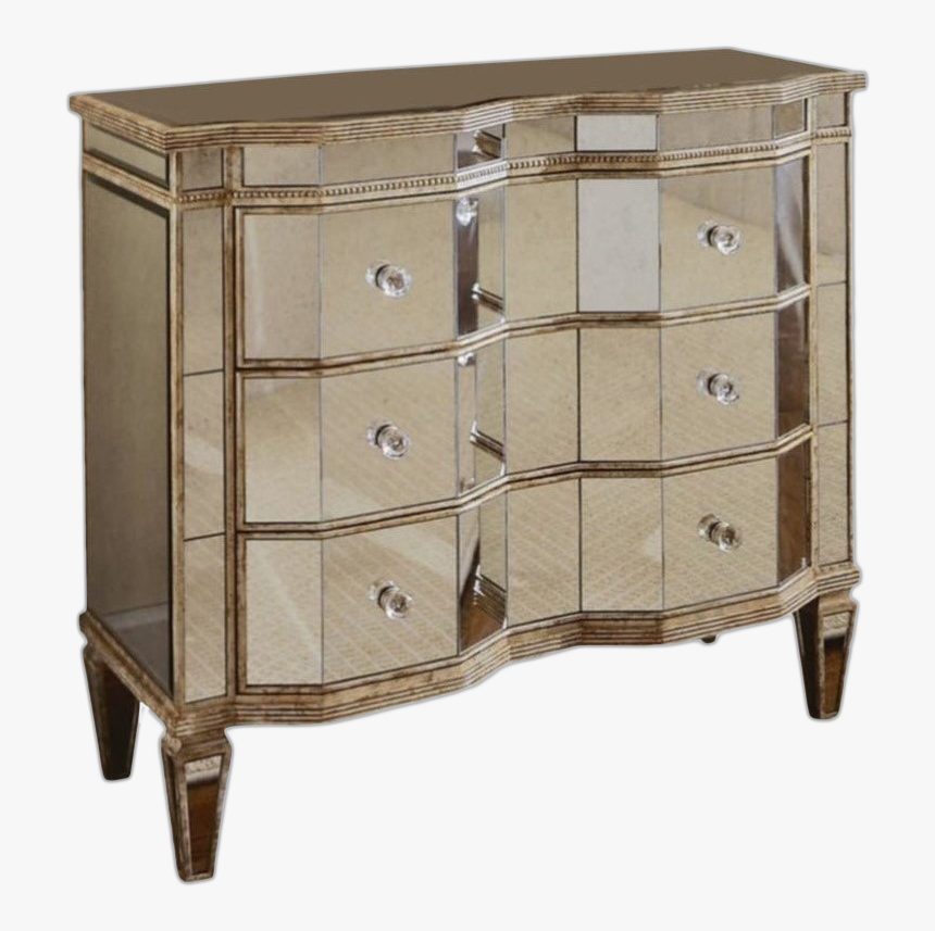 Hooker Mirrored Chest Fancy Chest Of Drawers Hd Png Download