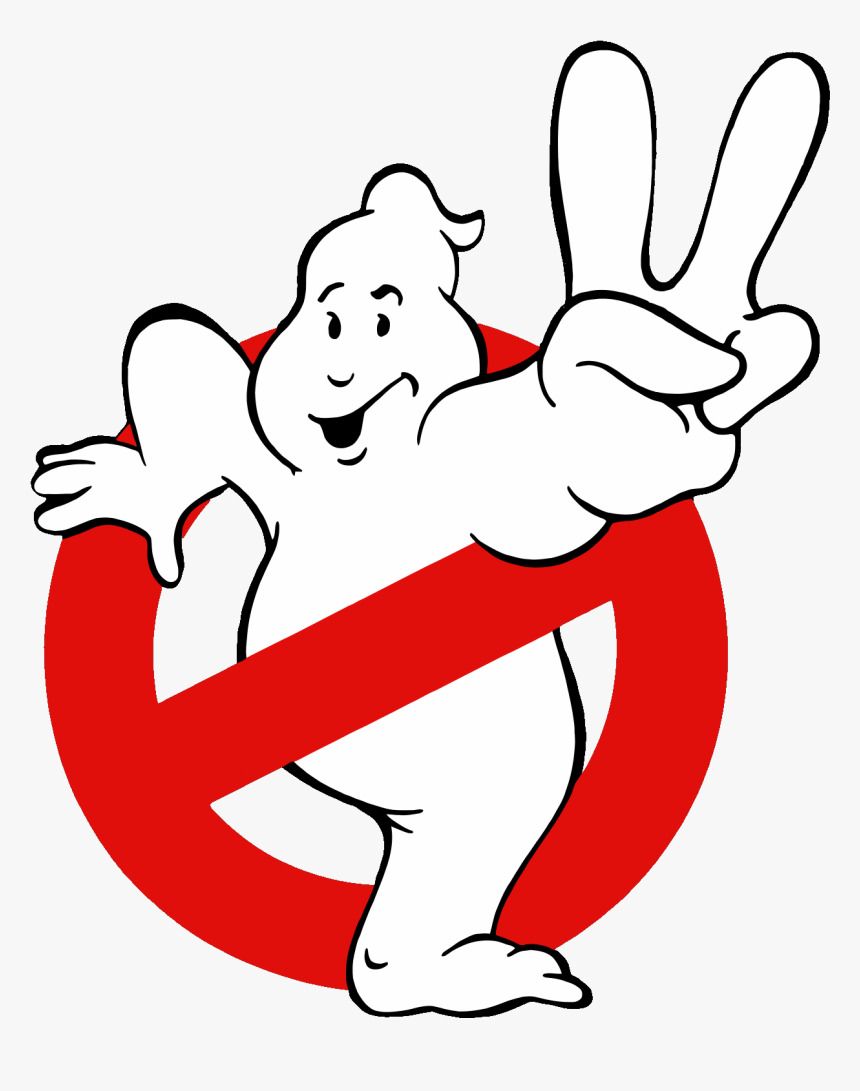 New Ghostbusters Ii White Facial Expression Mammal - Ghostbusters 2 Logo Png, Transparent Png