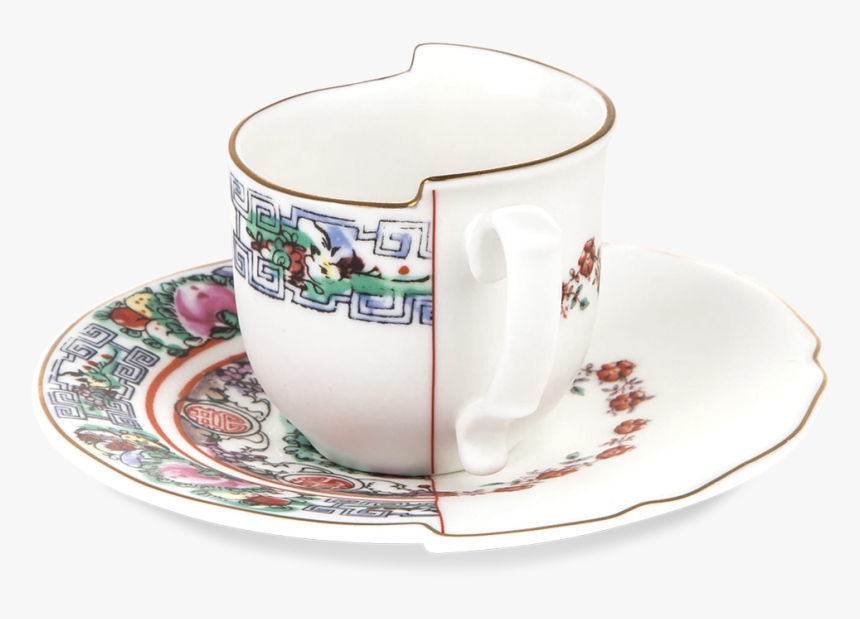 Seletti Hybrid Collection, Tamara Coffee Cup & Saucer-0 - Seletti Hybrid Tamara, HD Png Download