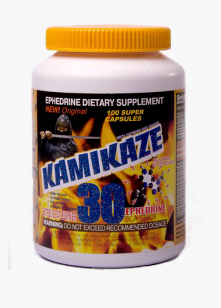 Ephedrine Kamikaze , 100 Caps, 30 Mg/cap, HD Png Download