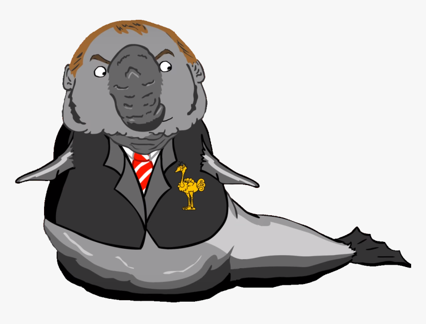 As An Elephant Seal - Brendan Rodgers Elephant Seal, HD Png Download