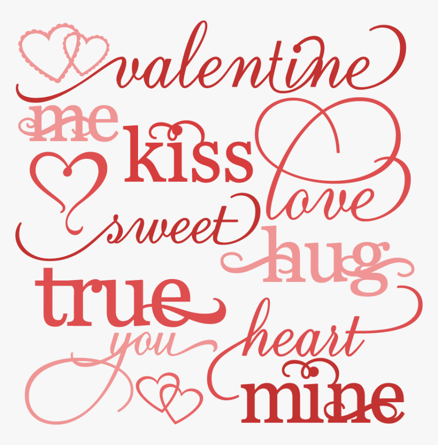 Transparent Valentine S Day Clipart - Calligraphy, HD Png Download