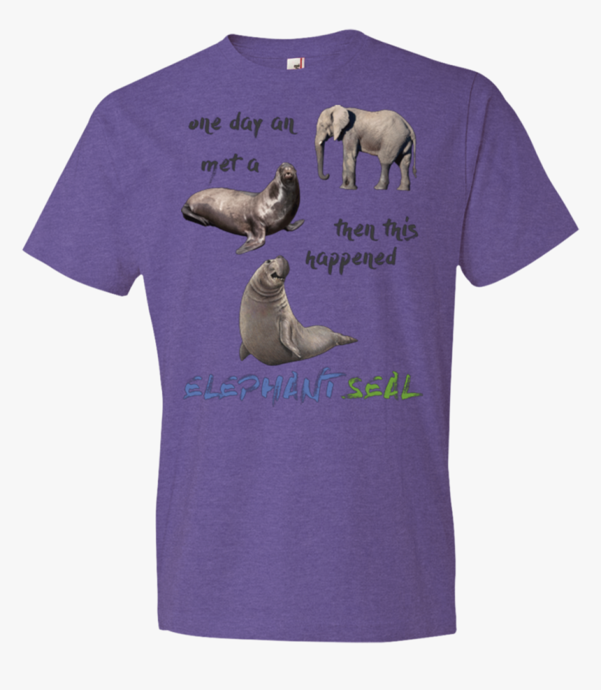 Funny Elephant Seals - T-shirt, HD Png Download