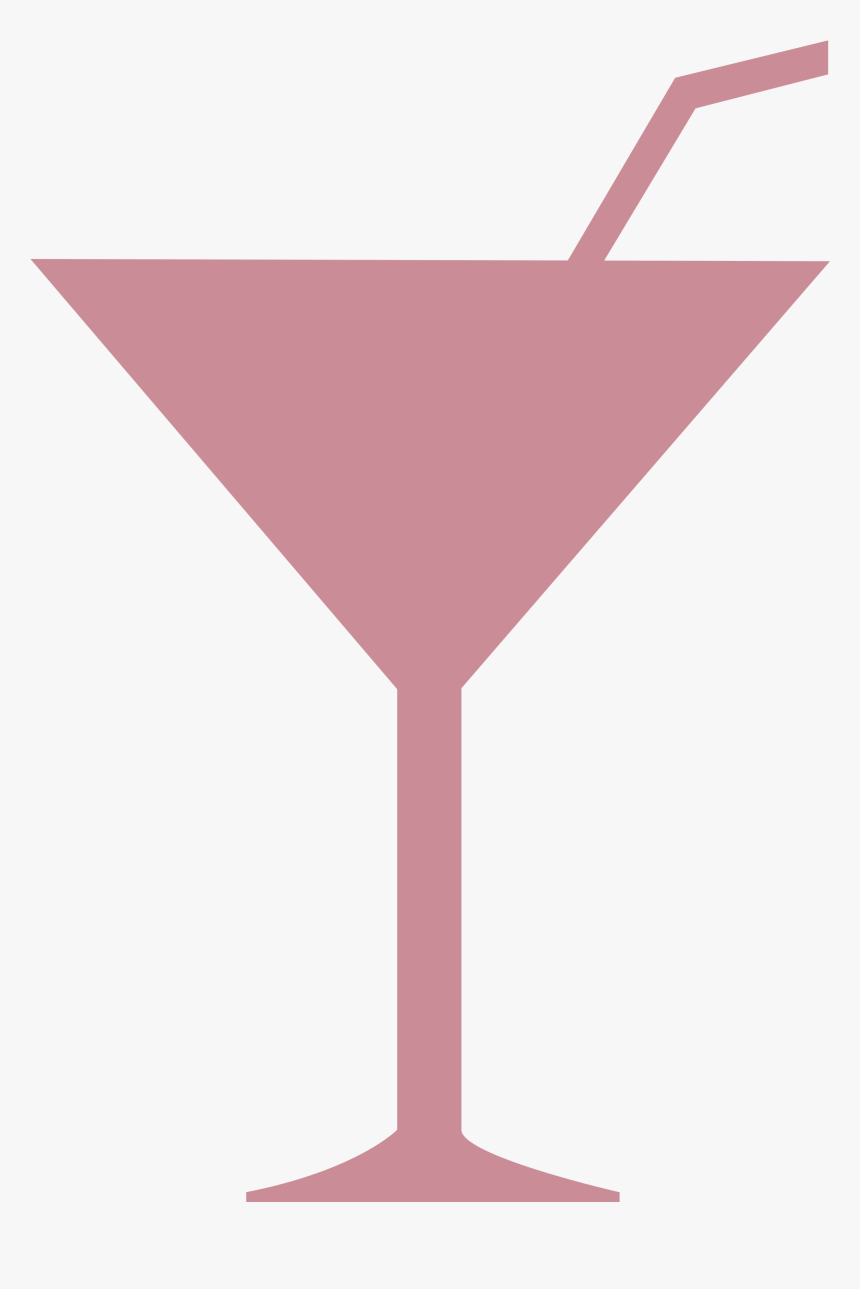 Coctail Glass Silhouette Png, Transparent Png