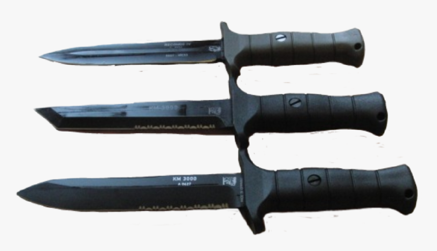 #aesthetic #tumblr #knife #black - Bowie Knife, HD Png Download