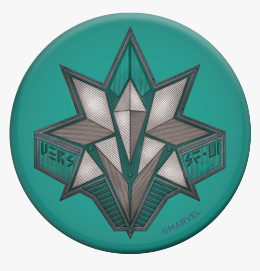 Image Of Captain Marvel Teal - Emblem, HD Png Download
