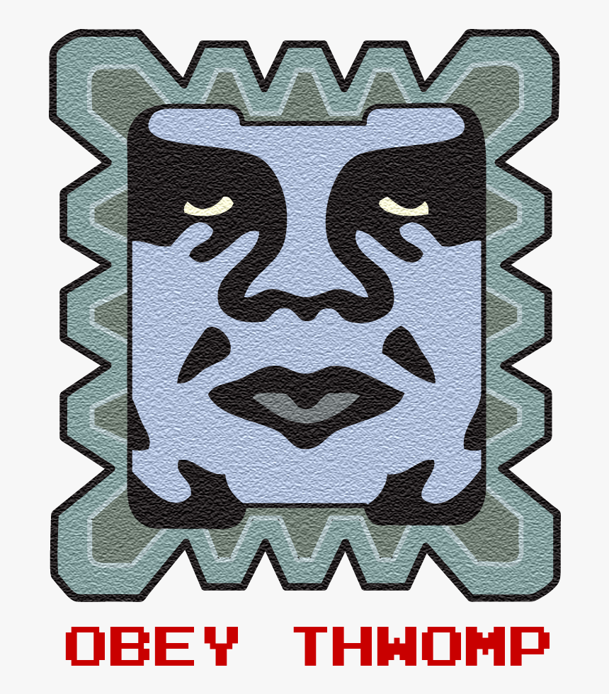 Obey Thwomp - Andre The Giant Graphic, HD Png Download