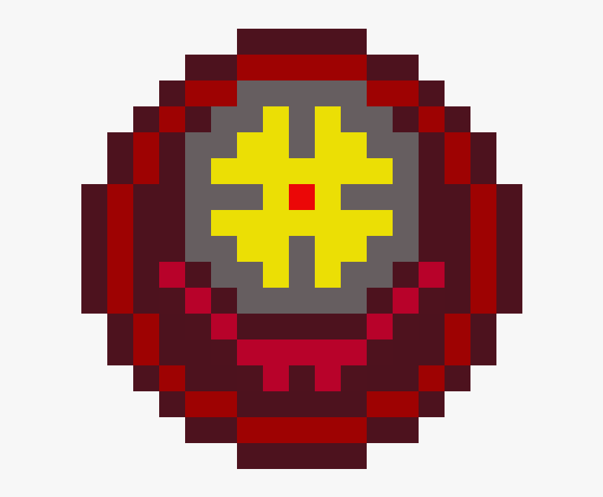 Pixel Art Deadpool Logo , Png Download - Pixel Art Red Button, Transparent Png