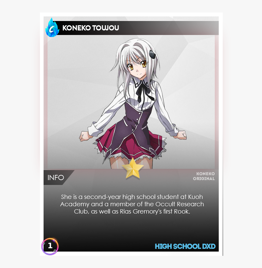 High School Dxd Koneko Tōjo, HD Png Download