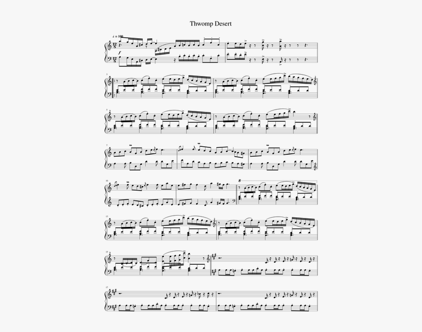 Fighting Gold Sheet Music, HD Png Download