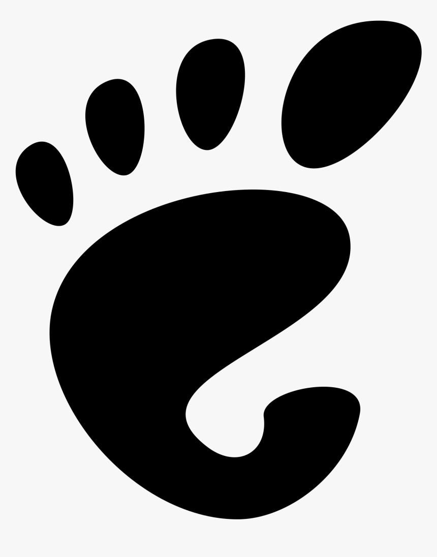 Download File Gnomelogo Footprint Svg Free And Open Source Desktop Environment Hd Png Download Transparent Png Image Pngitem