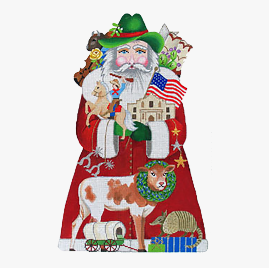 Stand-up, Texas/oklahoma Santa - Christmas, HD Png Download