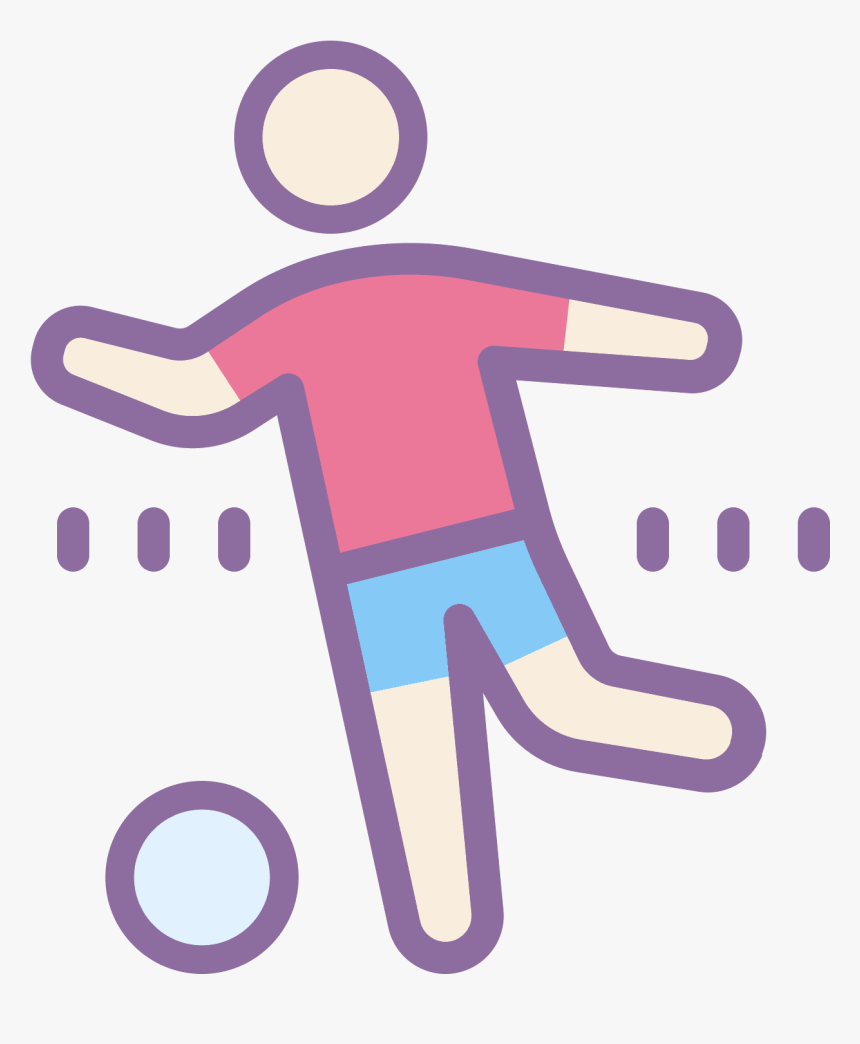 Shows A Silhouette Of A Man On With One Leg Raised - Clip Art, HD Png Download