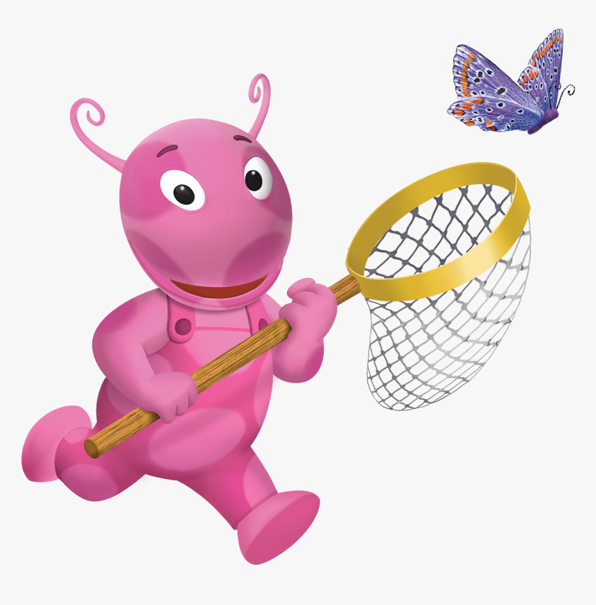 Uniqua Chasing A Butterfly - Backyardigans Butterfly, HD Png Download