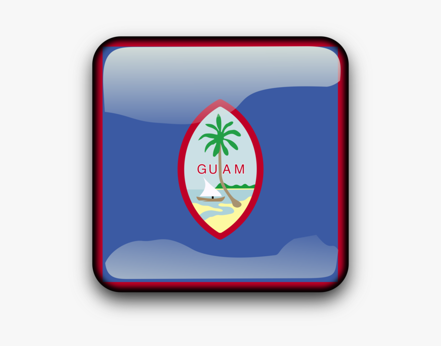 Flag Of Guam Flag Of Guam National Flag Seal Of Guam - Guam Flag, HD Png Download