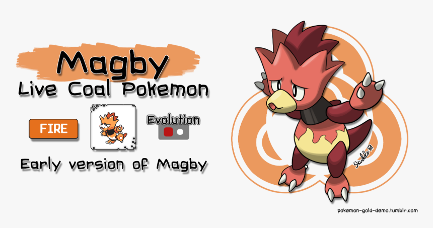 transparent baby cartoon png pokemon gold beta magby png download transparent png image pngitem pokemon gold beta magby png download