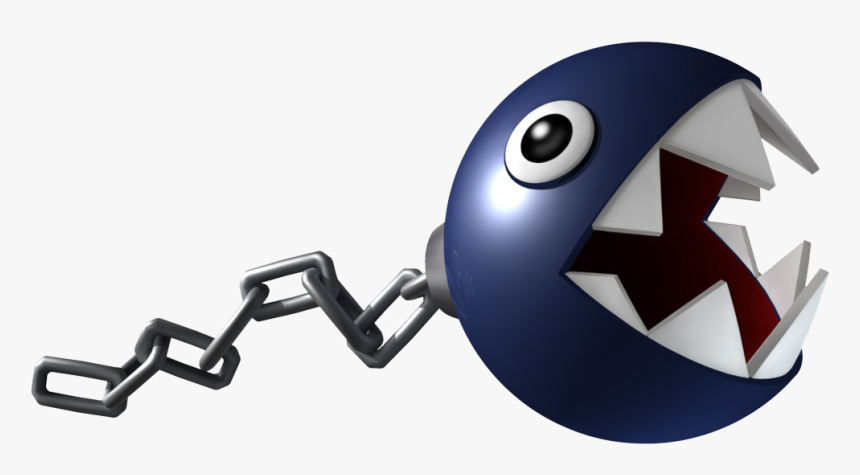Mario Chain Chomp, HD Png Download