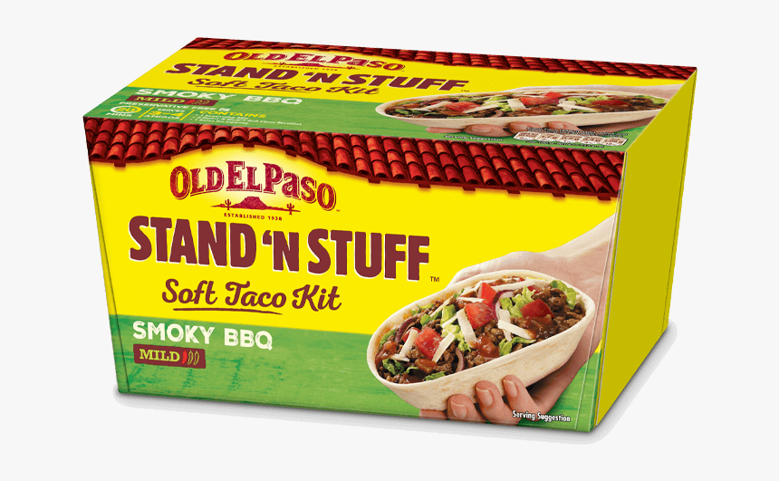 Smoky Bbq Sns Soft Taco Kit Mild - Old El Paso Stand And Stuff, HD Png Download