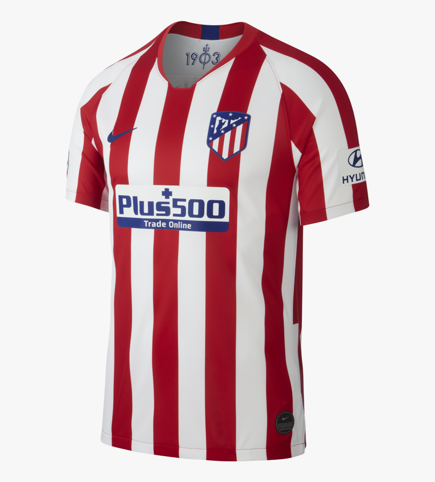 Atletico Madrid 19/20 Home Jersey 
 Title Atletico - Atletico Madrid Jersey 2019 20, HD Png Download