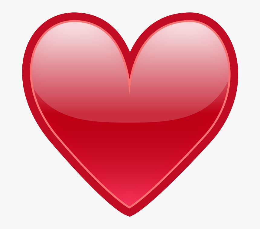 Transparent Heart Beat Png - Heart Emoji Svg, Png Download