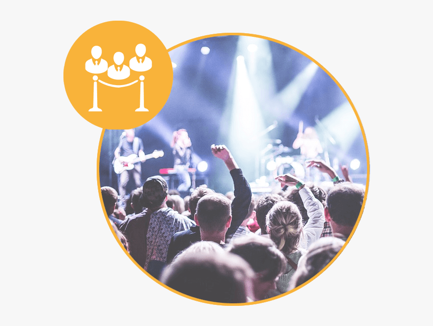 Transparent Crowds Png - Publiek Concert, Png Download