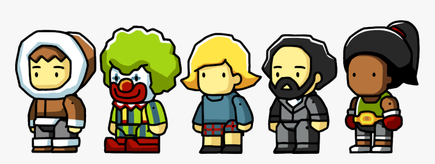 Transparent Crowd Png - Scribblenauts Crowd, Png Download