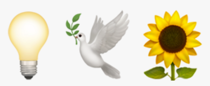 Transparent Cute Emojis Png - Sunflower Emoji Png Ios, Png Download