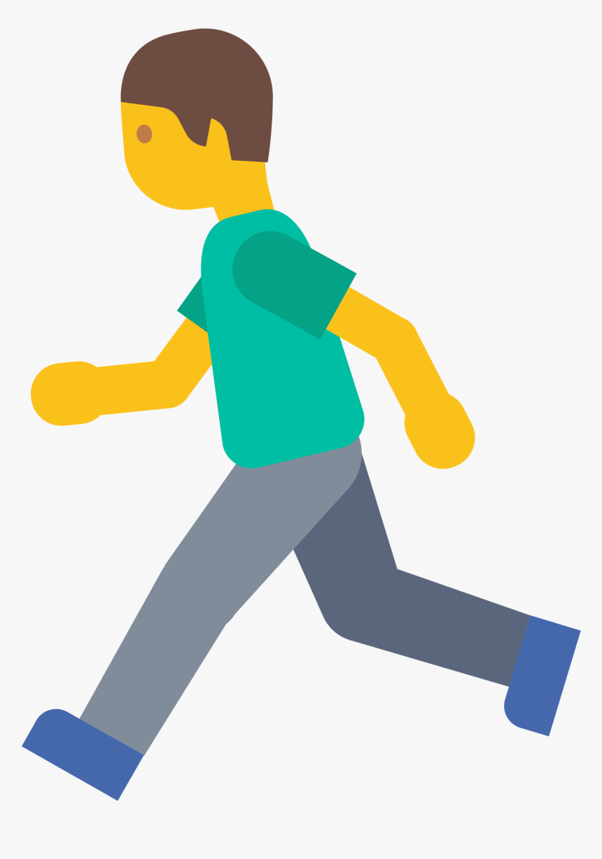 Walking Emoji Png Png Running Emoji Hd, Transparent Png , Transparent