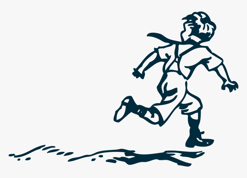 Running Boy Clip Art, HD Png Download