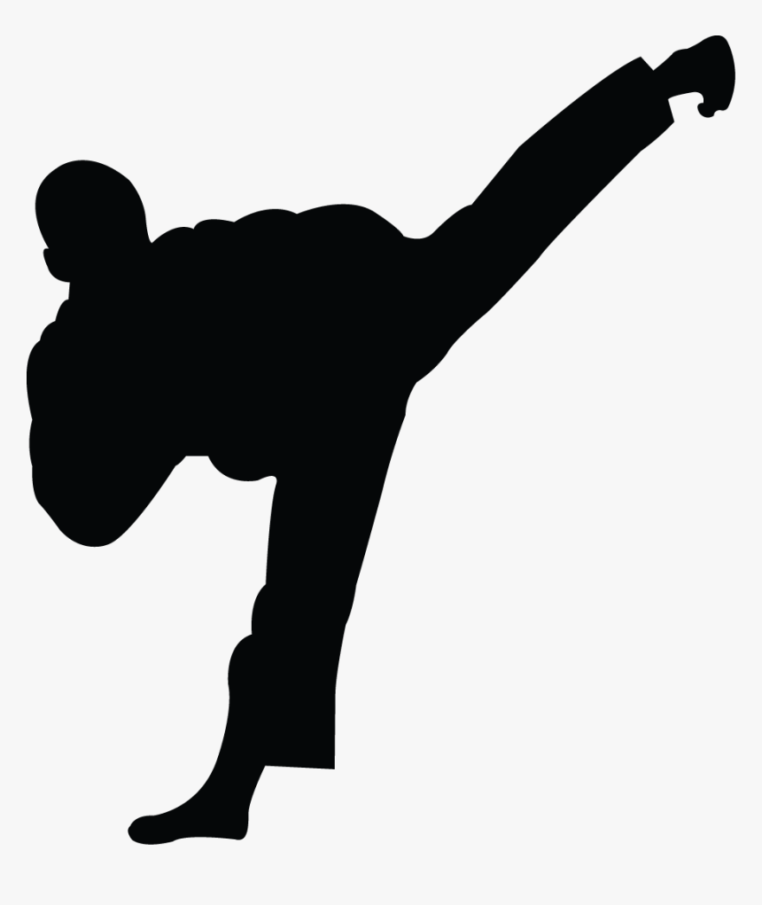Karate, Sidekick, Muay Thai, Thai Boxing, Martial Arts - Tae Kwon Do Clip Art, HD Png Download