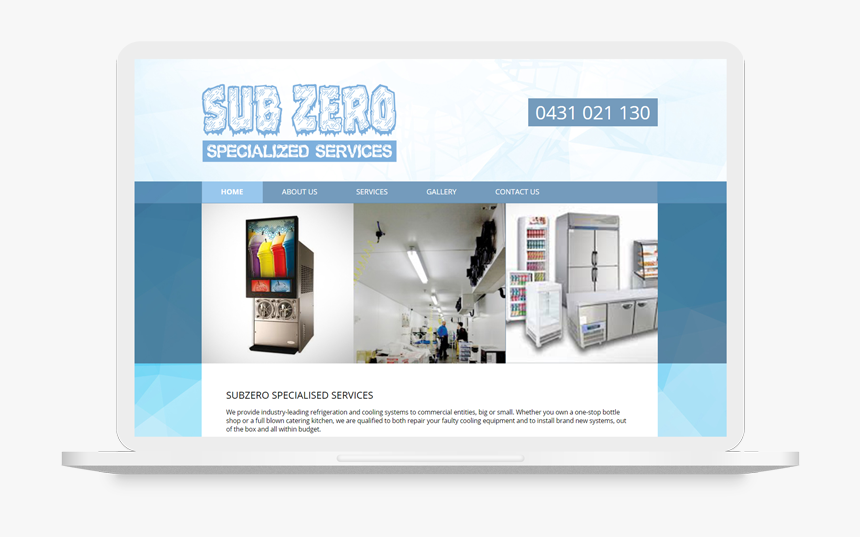 - Sub Zero Header - Online Advertising, HD Png Download