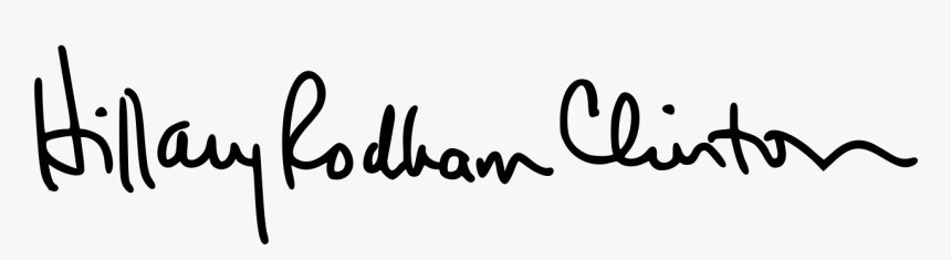 Hillary Clinton Signature, HD Png Download