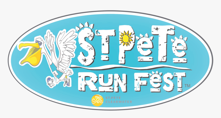 St Pete Run Fest Logo, HD Png Download