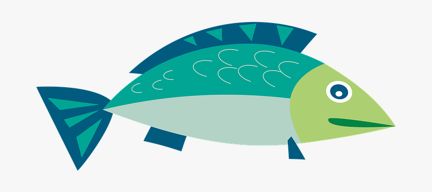 Clipart, Hal, Tengeri, Víz, Úszik, Rajzfilm, Víz Alatti - Free Clip Art, HD Png Download