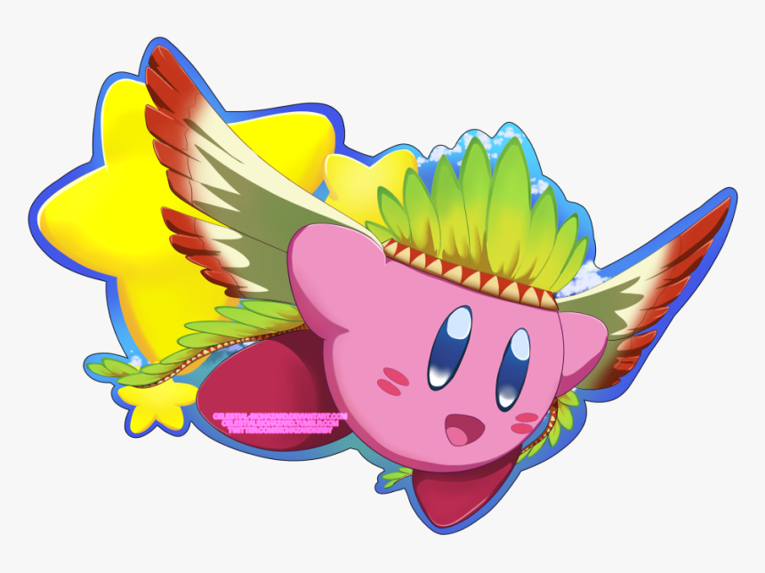 #wingkirby, My Favorite #kirby #nintendo #fanart #hal - Cartoon, HD Png Download