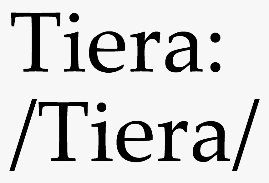 How To Pronounce Tiera Shirts - Ayuntamiento Paterna, HD Png Download