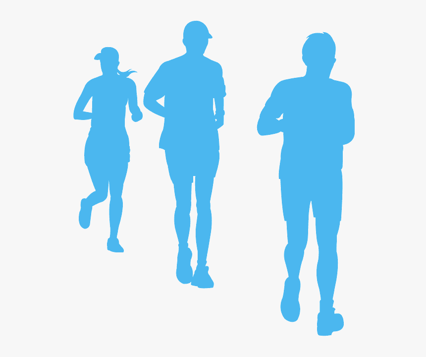 Silhouette Runner, HD Png Download