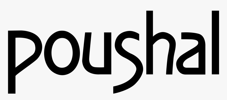 Poushal Logo Png Transparent - Black-and-white, Png Download